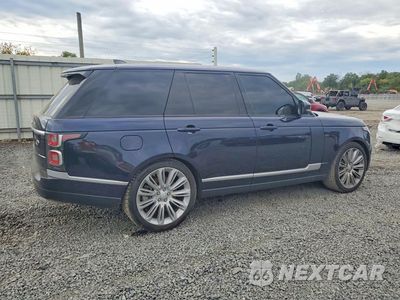 Trzecie zdjęcie samochodu z tyłu: 2019 LAND ROVER RANGE ROVER SUPERCHARGED VIN:SALGS2RE6KA537044 - miniatura