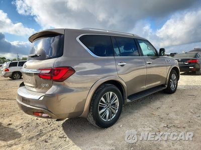 Trzecie zdjęcie samochodu z tyłu: 2019 INFINITI QX80 LUXE VIN:JN8AZ2NF6K9682405 - miniatura