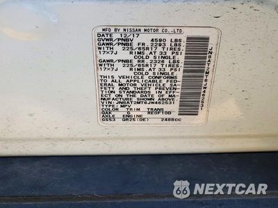 Zdjęcie 13 z 13 samochodu: 2018 NISSAN ROGUE S VIN:JN8AT2MT6JW462531 - miniatura