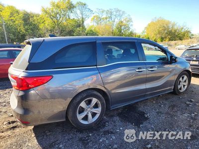 Trzecie zdjęcie samochodu z tyłu: 2020 HONDA ODYSSEY EXL VIN:5FNRL6H7XLB005571 - miniatura