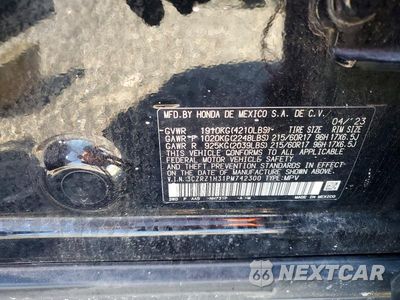 Zdjęcie 14 z 14 samochodu: 2023 HONDA HR-V LX VIN:3CZRZ1H31PM742300 - miniatura