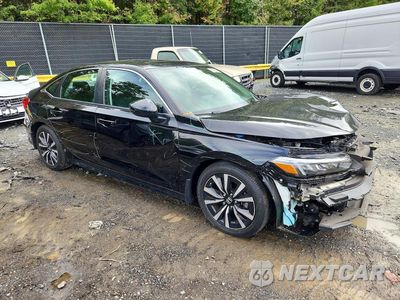 Czwarte zdjęcie samochodu z boku: 2022 HONDA CIVIC EX VIN:2HGFE1F72NH313948 - miniatura