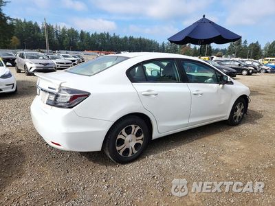 Trzecie zdjęcie samochodu z tyłu: 2013 HONDA CIVIC HYBRID VIN:19XFB4F26DE201466 - miniatura