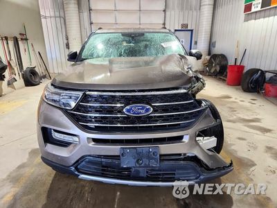 Piąte zdjęcie samochodu w środku: 2021 FORD EXPLORER XLT VIN:1FMSK8DH4MGB34357 - miniatura