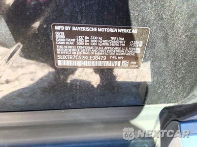 Zdjęcie 13 z 13 samochodu: 2019 BMW X3 SDRIVE30I VIN:5UXTR7C52KLE98479 - miniatura