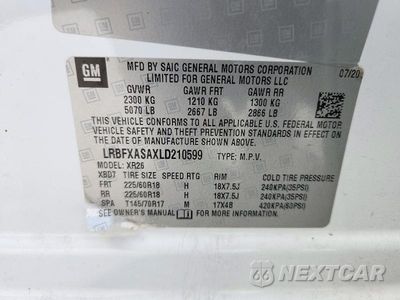 Zdjęcie 13 z 13 samochodu: 2020 BUICK ENVISION VIN:LRBFXASAXLD210599 - miniatura