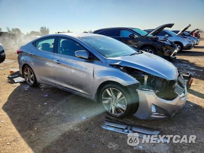 Czwarte zdjęcie samochodu z boku: 2015 HYUNDAI ELANTRA LIMITED VIN:5NPDH4AE3FH604861 - miniatura