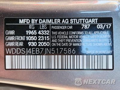 Zdjęcie 12 z 12 samochodu: 2018 MERCEDES-BENZ CLA 250 VIN:WDDSJ4EB7JN517586 - miniatura