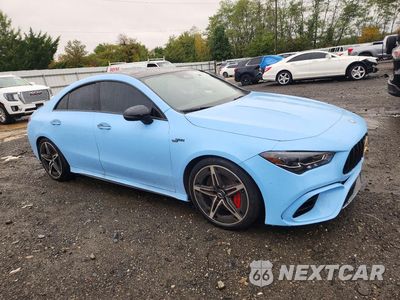 Czwarte zdjęcie samochodu z boku: 2025 MERCEDES-BENZ CLA AMG 45S 4MATIC VIN:W1K5J5EBXSN523676 - miniatura