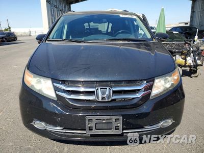 Piąte zdjęcie samochodu w środku: 2014 HONDA ODYSSEY TOURING VIN:5FNRL5H94EB062251 - miniatura