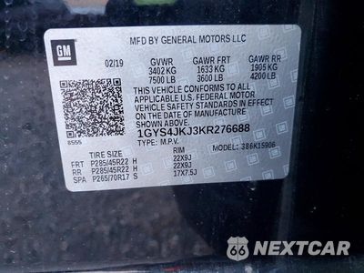 Zdjęcie 13 z 13 samochodu: 2019 CADILLAC ESCALADE ESV PREMIUM LUXURY VIN:1GYS4JKJ3KR276688 - miniatura