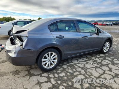 Trzecie zdjęcie samochodu z tyłu: 2012 HONDA CIVIC EX VIN:19XFB2F89CE010809 - miniatura