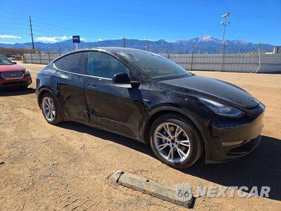 Czwarte zdjęcie samochodu z boku: 2020 TESLA MODEL Y VIN:5YJYGDEE7LF050863 - miniatura