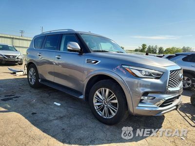 Czwarte zdjęcie samochodu z boku: 2020 INFINITI QX80 LUXE VIN:JN8AZ2NE4L9255720 - miniatura
