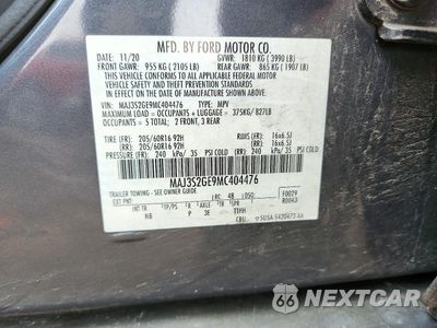 Zdjęcie 13 z 13 samochodu: 2021 FORD ECOSPORT SE VIN:MAJ3S2GE9MC404476 - miniatura