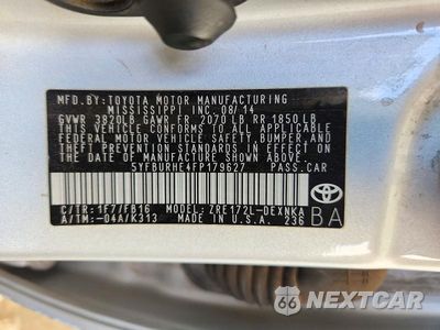 Zdjęcie 12 z 12 samochodu: 2015 TOYOTA COROLLA LE VIN:5YFBURHE4FP179627 - miniatura