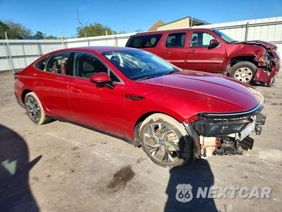 Czwarte zdjęcie samochodu z boku: 2024 HYUNDAI SONATA SEL VIN:KMHL64JA6RA356580 - miniatura
