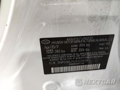 Zdjęcie 13 z 13 samochodu: 2018 HYUNDAI ELANTRA SEL VIN:5NPD84LF6JH220636 - miniatura