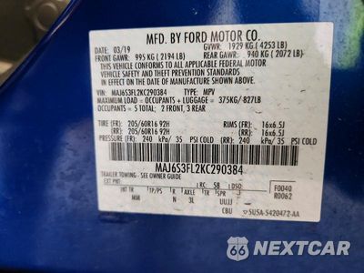 Zdjęcie 13 z 13 samochodu: 2019 FORD ECOSPORT S VIN:MAJ6S3FL2KC290384 - miniatura