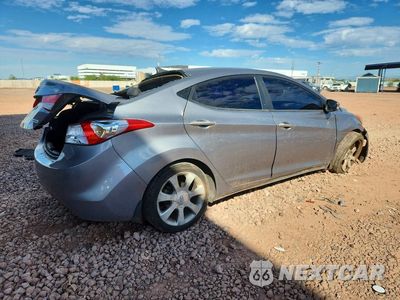 Trzecie zdjęcie samochodu z tyłu: 2012 HYUNDAI ELANTRA LIMITED VIN:KMHDH4AE4CU433423 - miniatura