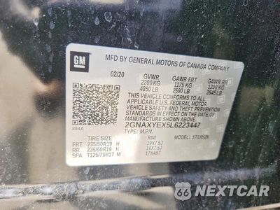 Zdjęcie 14 z 14 samochodu: 2020 CHEVROLET EQUINOX PREMIER VIN:2GNAXYEX5L6223447 - miniatura