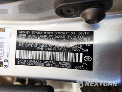 Zdjęcie 12 z 12 samochodu: 2018 TOYOTA CAMRY SE VIN:JTNB11HK0J3014106 - miniatura