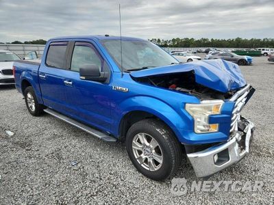 Czwarte zdjęcie samochodu z boku: 2016 FORD F150 SUPERCREW VIN:1FTEW1C86GFB64887 - miniatura