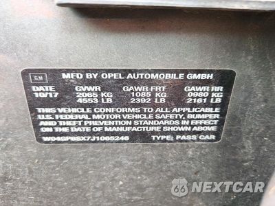 Zdjęcie 12 z 12 samochodu: 2018 BUICK REGAL ESSENCE VIN:W04GP6SX7J1065246 - miniatura