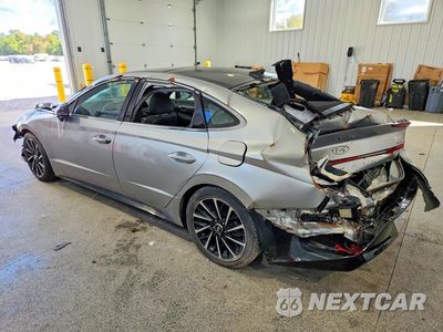 Drugie zdjęcie samochodu z przodu: 2020 HYUNDAI SONATA SEL PLUS VIN:5NPEJ4J29LH019079 - miniatura