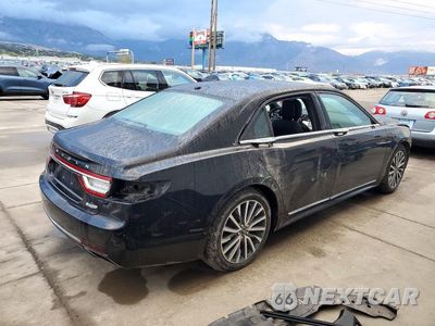 Trzecie zdjęcie samochodu z tyłu: 2017 LINCOLN CONTINENTAL SELECT VIN:1LN6L9SK3H5607749 - miniatura