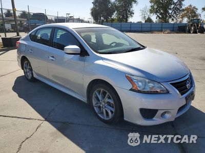 Czwarte zdjęcie samochodu z boku: 2013 NISSAN SENTRA S VIN:3N1AB7AP6DL669761 - miniatura