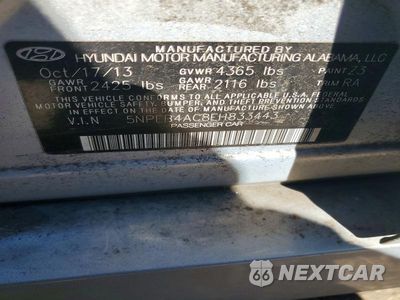 Zdjęcie 12 z 12 samochodu: 2014 HYUNDAI SONATA GLS VIN:5NPEB4AC8EH833443 - miniatura