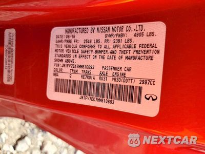 Zdjęcie 12 z 12 samochodu: 2017 INFINITI Q60 RED SPORT 400 VIN:JN1FV7EK7HM610693 - miniatura