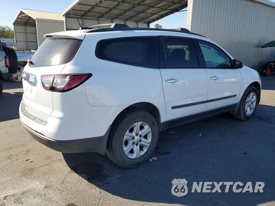 Trzecie zdjęcie samochodu z tyłu: 2017 CHEVROLET TRAVERSE LS VIN:1GNKRFED8HJ100230 - miniatura