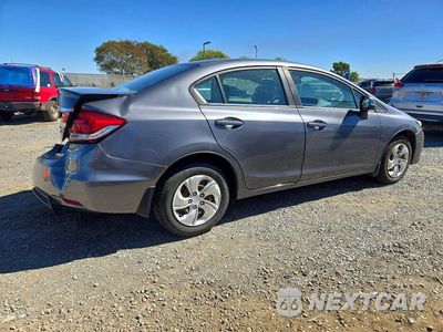 Trzecie zdjęcie samochodu z tyłu: 2013 HONDA CIVIC LX VIN:19XFB2F53DE269593 - miniatura