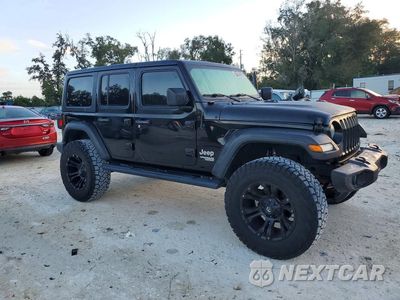 Czwarte zdjęcie samochodu z boku: 2018 JEEP WRANGLER UNLIMITED SPORT VIN:1C4HJXDG9JW320903 - miniatura