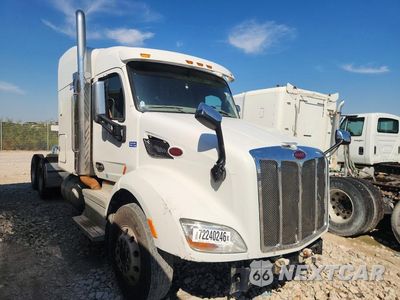 Czwarte zdjęcie samochodu z boku: 2019 PETERBILT 579 SEMI TRUCK VIN:1XPBDP9X2KD235662 - miniatura