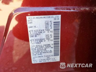 Zdjęcie 13 z 13 samochodu: 2019 INFINITI QX60 LUXE VIN:5N1DL0MM7KC514320 - miniatura