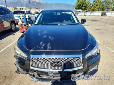 Piąte zdjęcie samochodu w środku: 2015 INFINITI Q50 BASE VIN:JN1BV7AP3FM356218 - miniatura