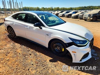 Czwarte zdjęcie samochodu z boku: 2021 HYUNDAI SONATA N LINE VIN:5NPEK4JCXMH115701 - miniatura