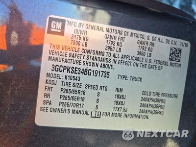 Zdjęcie 13 z 13 samochodu: 2011 CHEVROLET SILVERADO K1500 LT VIN:3GCPKSE34BG191735 - miniatura