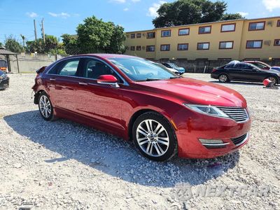 Czwarte zdjęcie samochodu z boku: 2014 LINCOLN MKZ HYBRID VIN:3LN6L2LU9ER814257 - miniatura