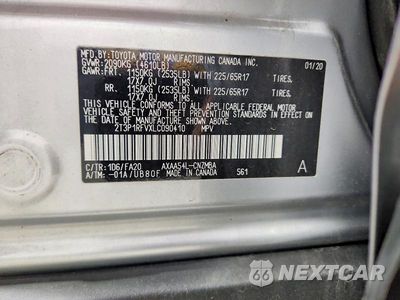 Zdjęcie 13 z 13 samochodu: 2020 TOYOTA RAV4 XLE VIN:2T3P1RFVXLC090410 - miniatura
