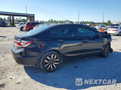 Trzecie zdjęcie samochodu z tyłu: 2014 HONDA CIVIC EXL VIN:19XFB2F9XEE064535 - miniatura