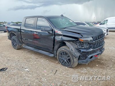 Czwarte zdjęcie samochodu z boku: 2021 CHEVROLET SILVERADO K1500 TRAIL BOSS CUSTOM VIN:3GCPYCEF3MG231238 - miniatura