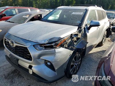 2025 TOYOTA HIGHLANDER HYBRID XLE 5TDKBRCH6SS665817 - główne zdjęcie licytacji z USA - miniatura