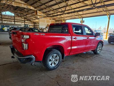 Trzecie zdjęcie samochodu z tyłu: 2022 CHEVROLET SILVERADO K1500 LT VIN:1GCUDDED4NZ561197 - miniatura
