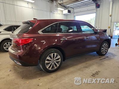 Trzecie zdjęcie samochodu z tyłu: 2014 ACURA MDX TECHNOLOGY VIN:5FRYD4H43EB040666 - miniatura