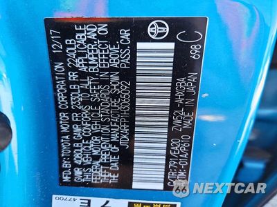 Zdjęcie 12 z 12 samochodu: 2017 TOYOTA PRIUS PRIME ADVANCED VIN:JTDKARFP1H3065092 - miniatura