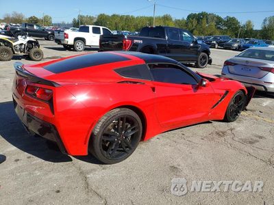 Trzecie zdjęcie samochodu z tyłu: 2019 CHEVROLET CORVETTE STINGRAY 1LT VIN:1G1YB2D73K5123709 - miniatura